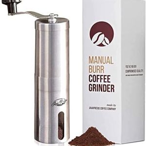 Javapresse Coffee Company Manual Burr Coffee Grinder used once